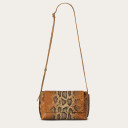Ashley Bag S, ginger python pattern